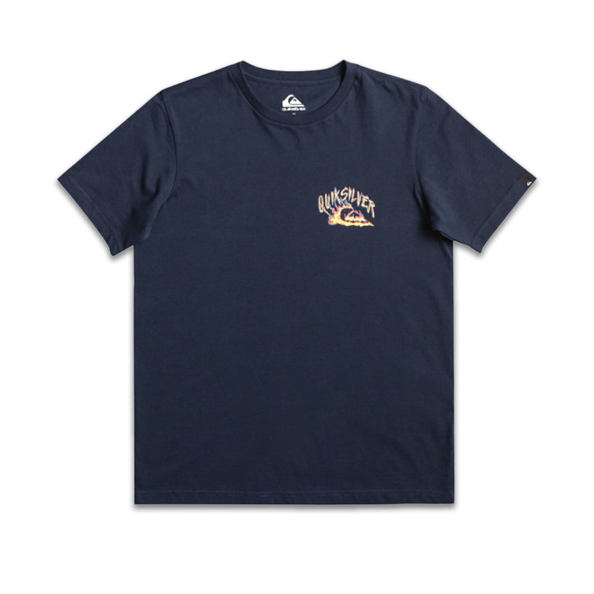 T-Shirt Quiksilver Bambino Waves Guardian Blu