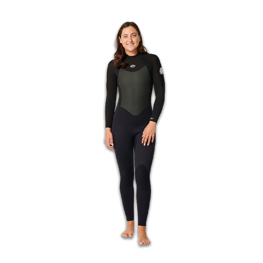 Muta Rip Curl Donna Freelite 4/3mm BackZip Noir