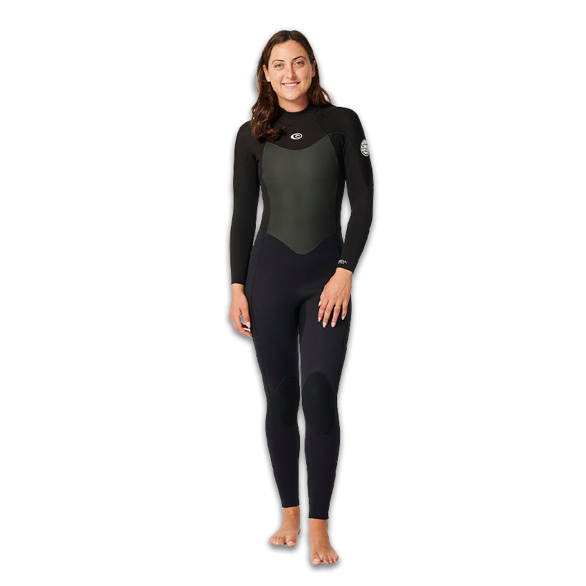 Muta Rip Curl Donna Freelite 5/3mm BackZip Nero