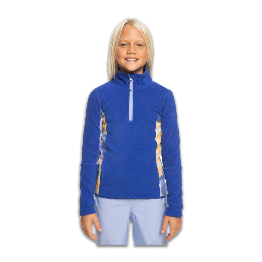 Pile Roxy Bambina Sayna HalfZip Fleece Blu