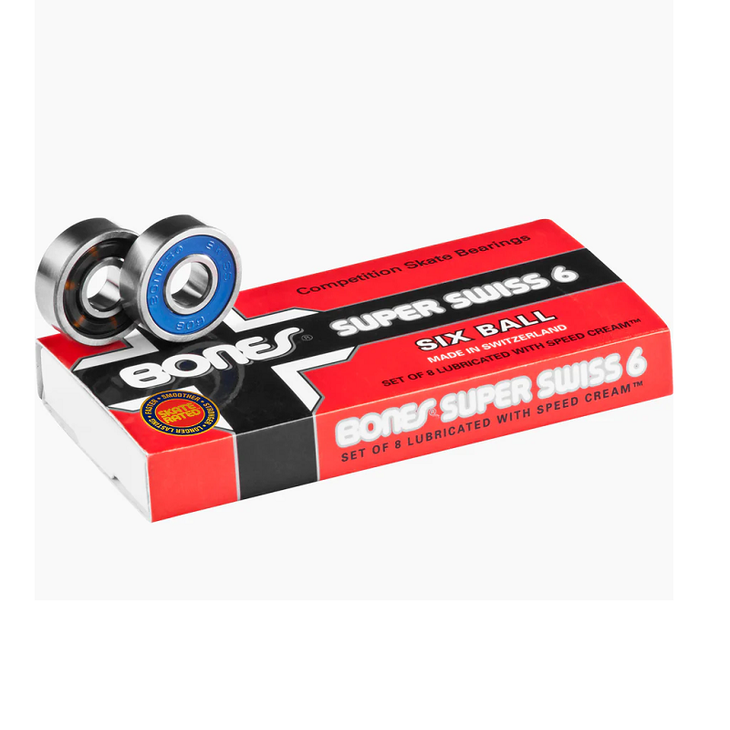 Cuscinetti Skate Bones Bearings Super Swiss 6 Ball Rossi