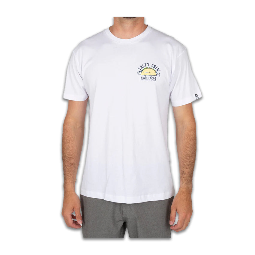 T-Shirt Salty Crew Baja Fresh Bianco