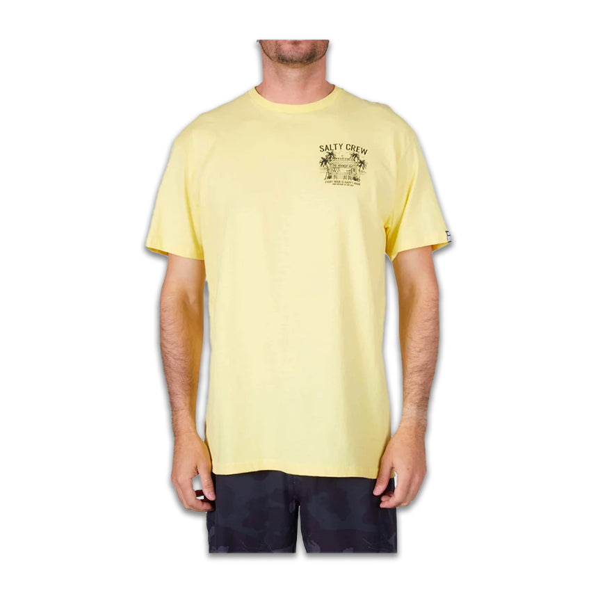 T-shirt Salty Crew Salty Hut Giallo