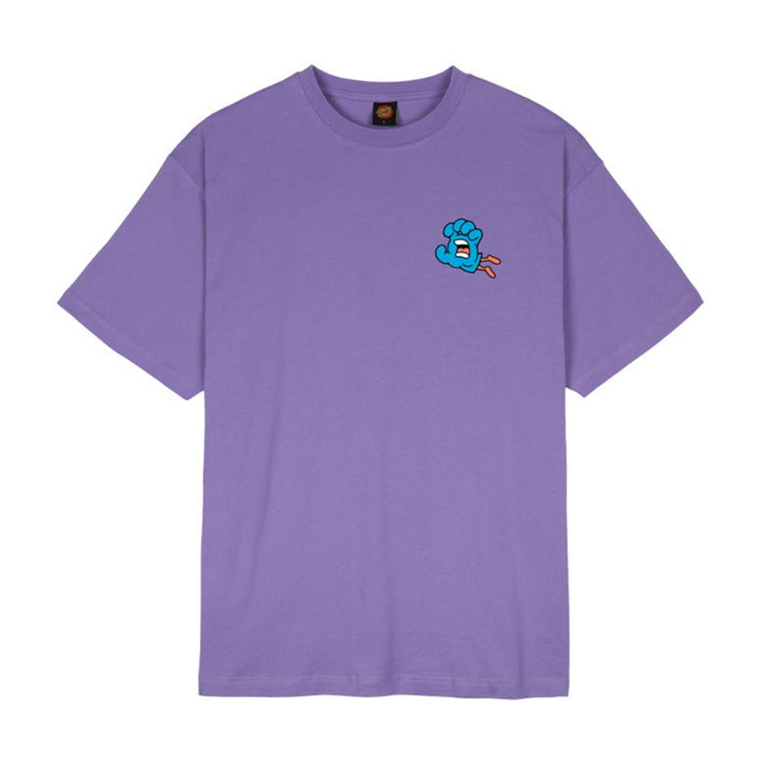 T-Shirt Santa Cruz Chisel Hand Tee Viola