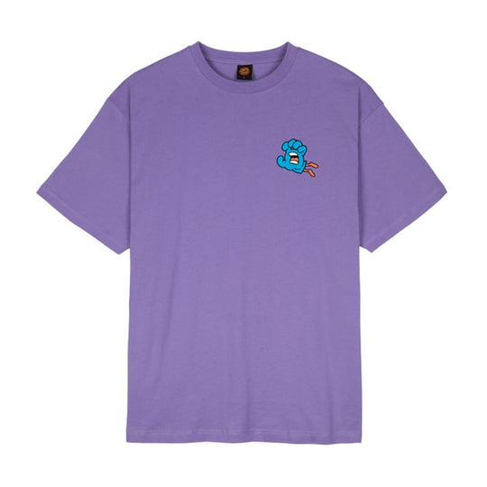 T-Shirt Santa Cruz Chisel Hand Tee Viola