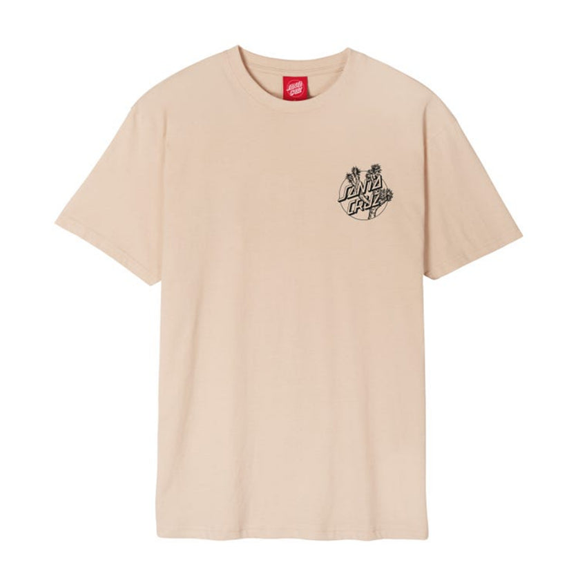 T-Shirt Santa Cruz Joshua Tree Dot Tee Beige