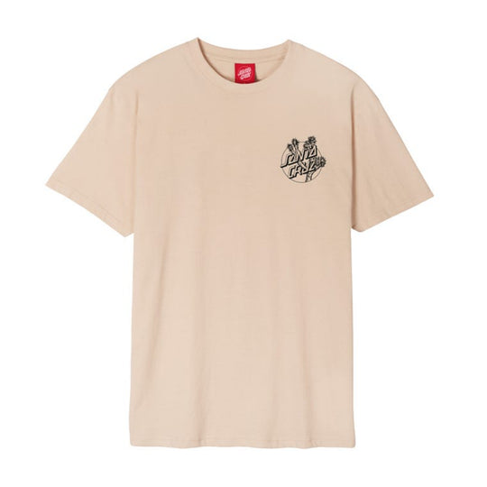 T-Shirt Santa Cruz Joshua Tree Dot Tee Beige