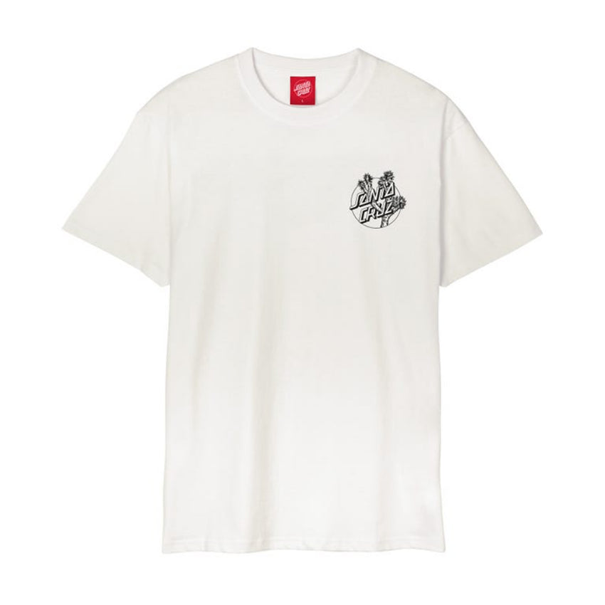 T-Shirt Santa Cruz Joshua Tree Dot Tee Bianco