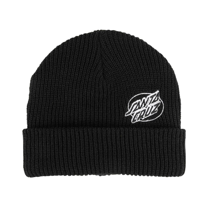 Cappello Santa Cruz Beanie Mono Lined Oval Nero