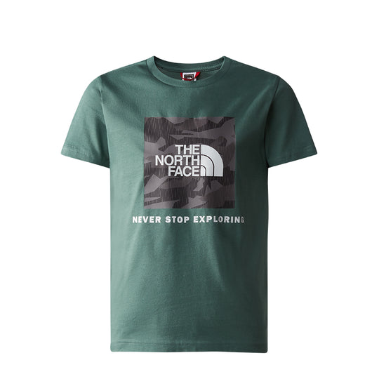 T-Shirt The North Face Bambino Redbox Verde
