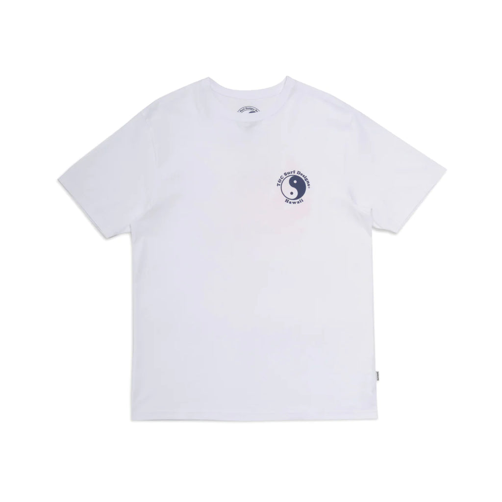 T-Shirt Town&Country Surf Great Wave Tee Bianco