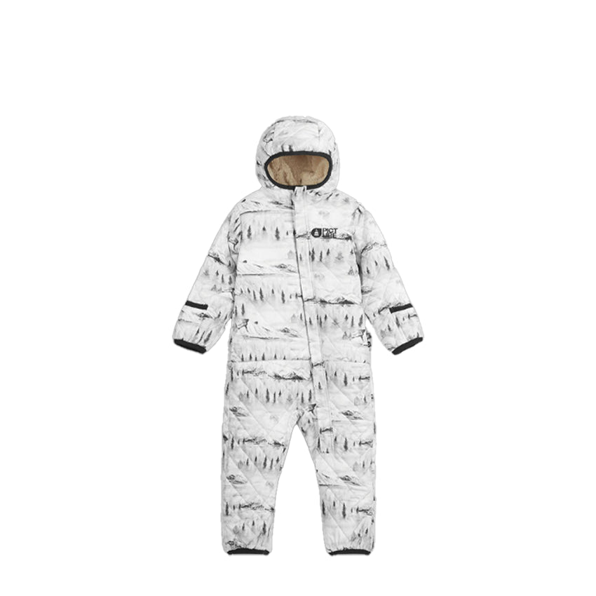 Tuta Intera Picture Snow Baby Suit Bianco