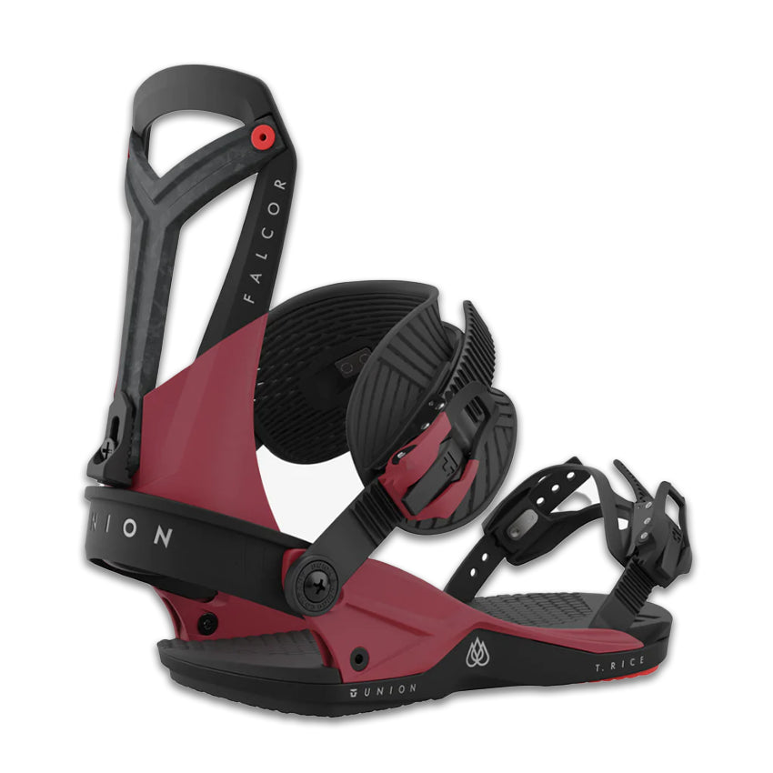 Fixations de snowboard Union Falcor rouge