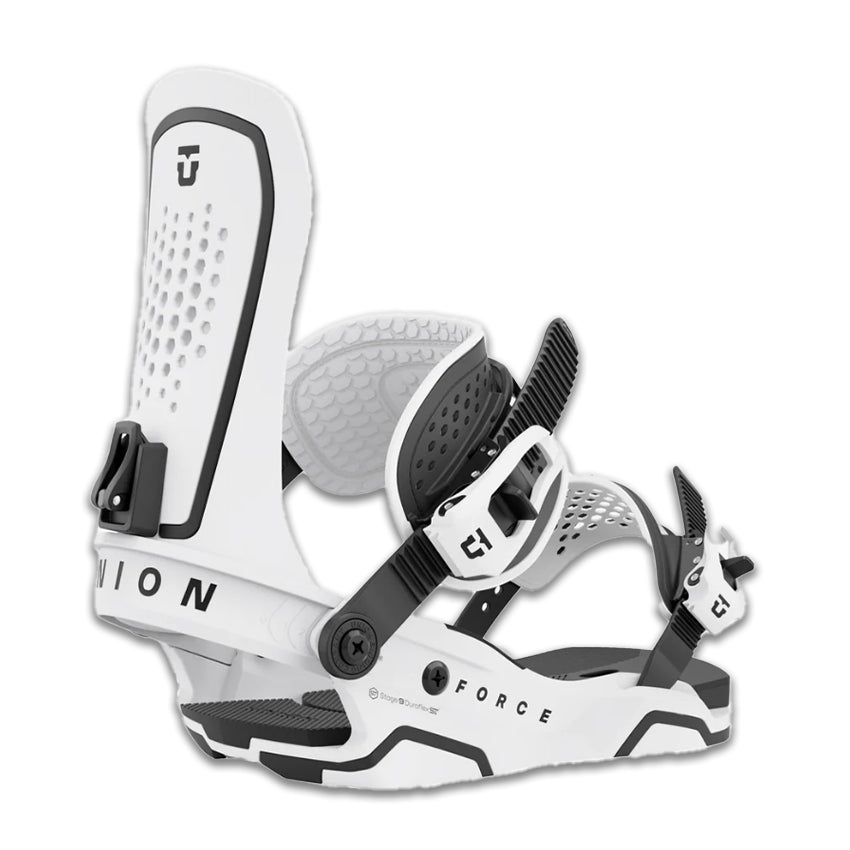 Fixations de snowboard Union Force Binding Blanc