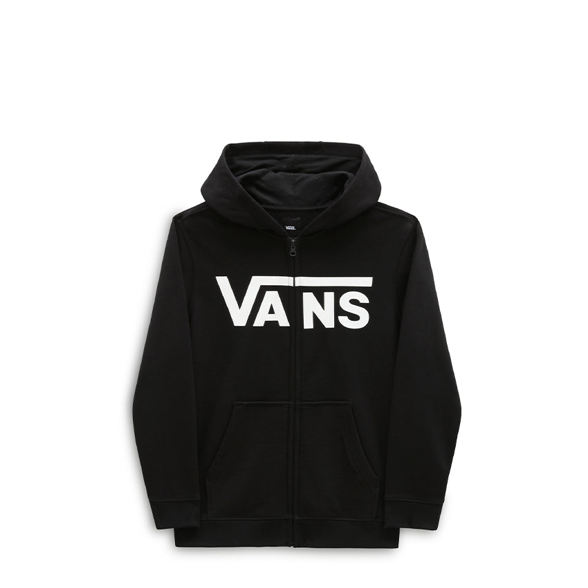 Vans Child Classic Fleece Zip Hood Sweatshirt Schwarz