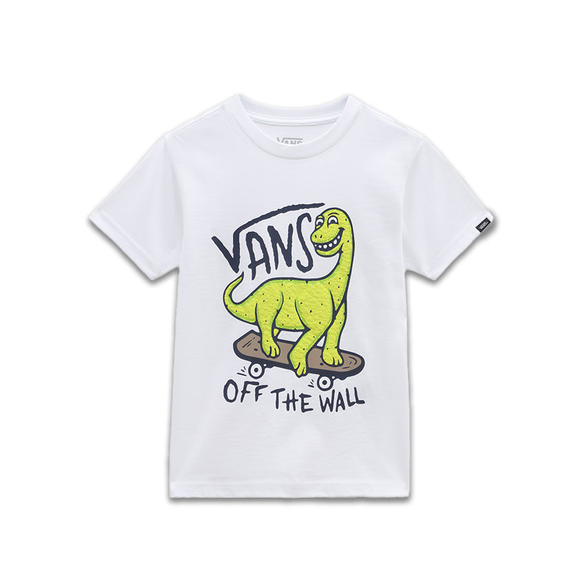 T-Shirt Vans Bambino Dinosk8 Blanc