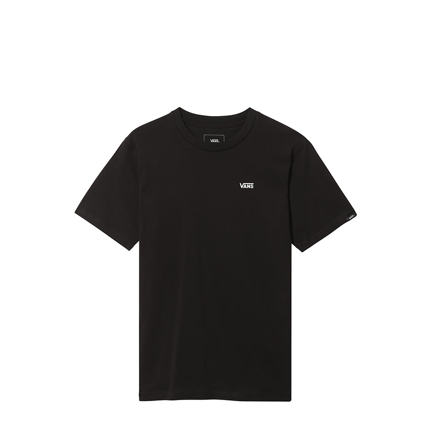 T-Shirt Vans Bambino Logo auf der linken Brust Nero