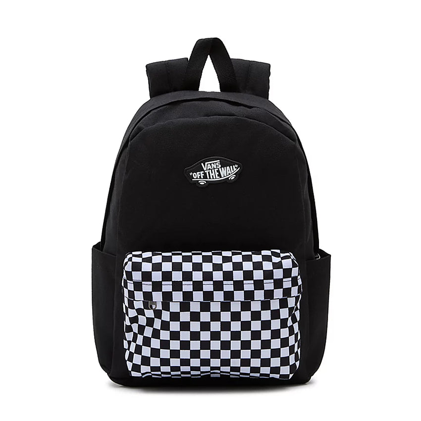 Vans New Skool Sac à dos à carreaux noirs