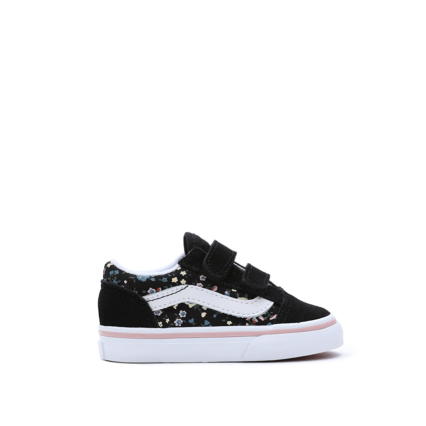 Sneakers Vans Old Skool Floral Baby Nero