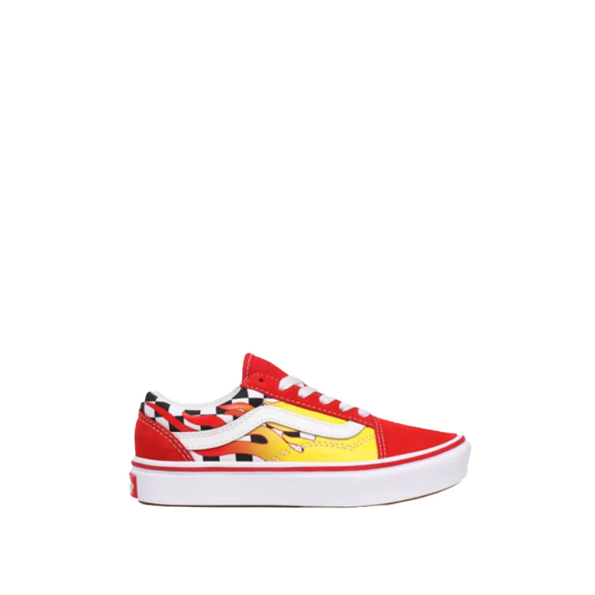 Sneakers Vans Bambino Comfycush Old Skool Rosso Flame