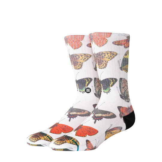 Calzini Bambino Stance Kids Flutterby Crew Bianco