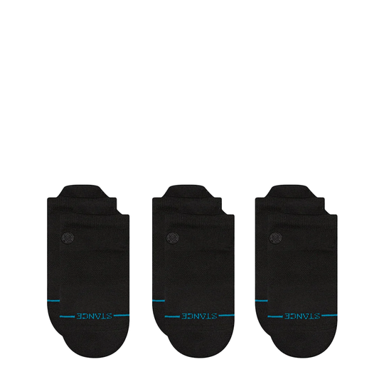 Calzini Stance Icon Low Tab 3 Pack Nero