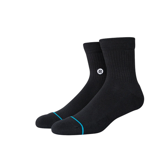 Calzini Stance Icon Quarter 3 Pack Nero
