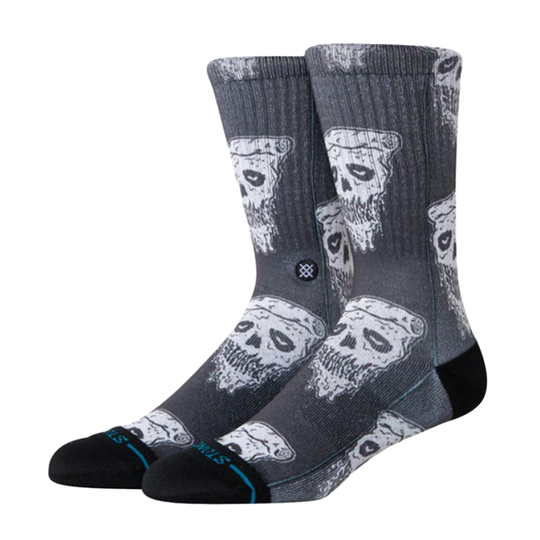 Calzini Stance Pizza Face Socks BiancoNero