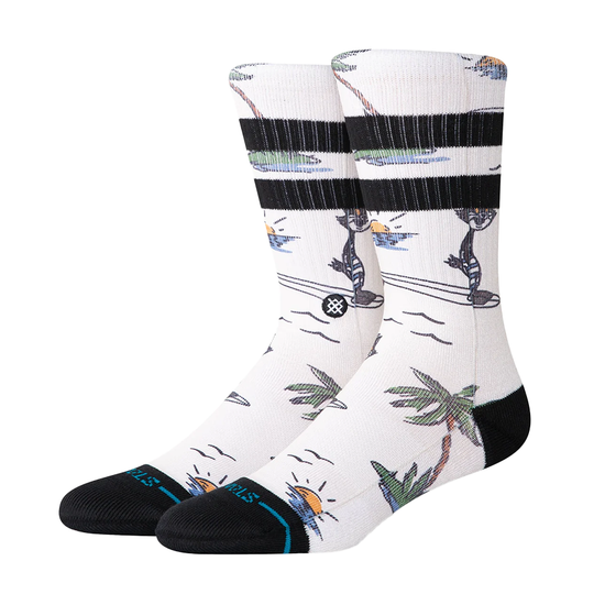 Calzini Stance Kool Katz Surf Crew Bianco