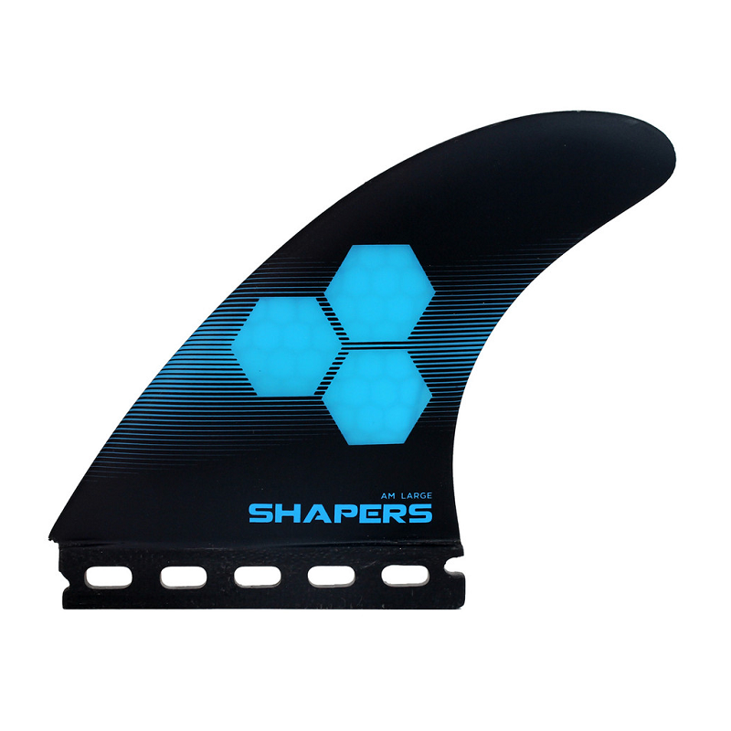 Pinne Surf Shapers AM Core-Lite Thruster Large Nero