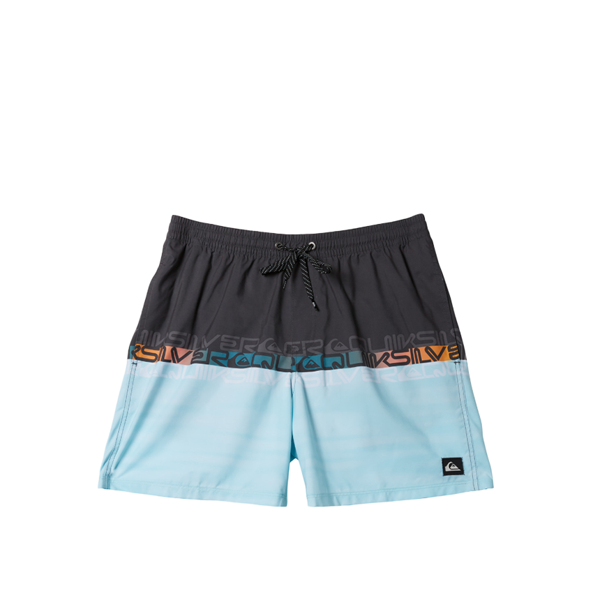 Costume Quiksilver Bambino Wordblock Boardshort Celeste