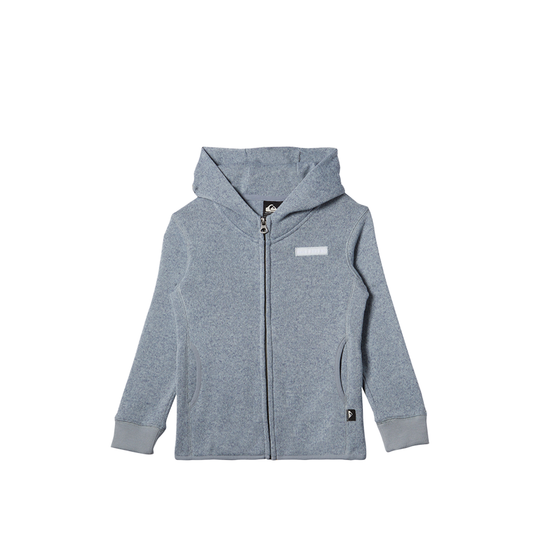 Felpa Bambino Quiksilver Keller Zip Fleece Grigio