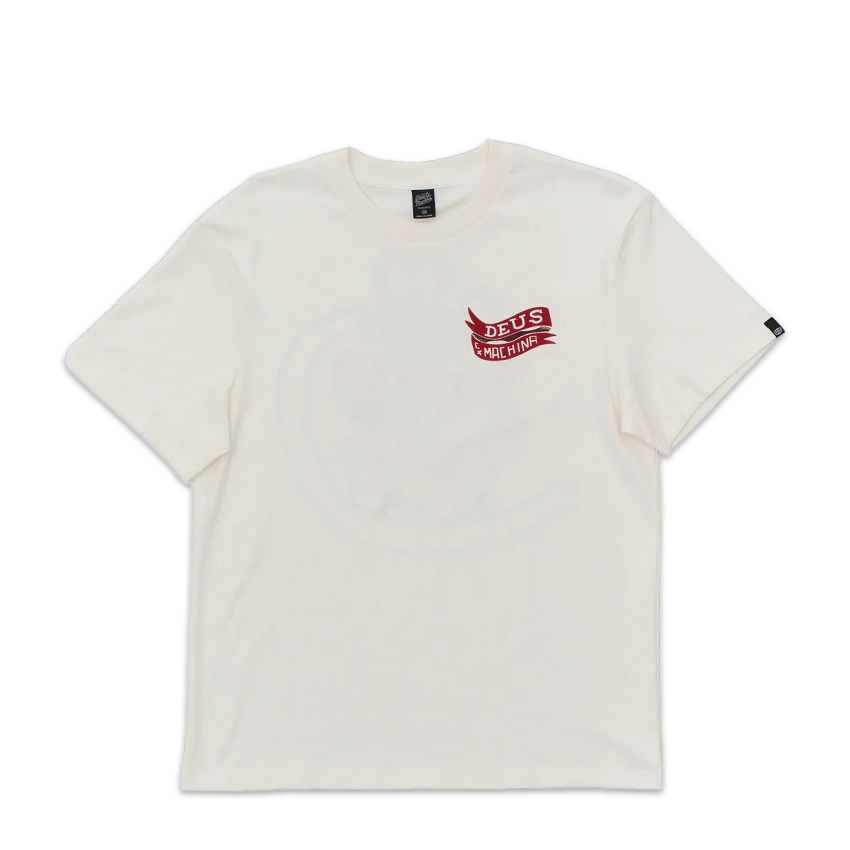T-Shirt Deus Jailer Sappy Tee Bianco