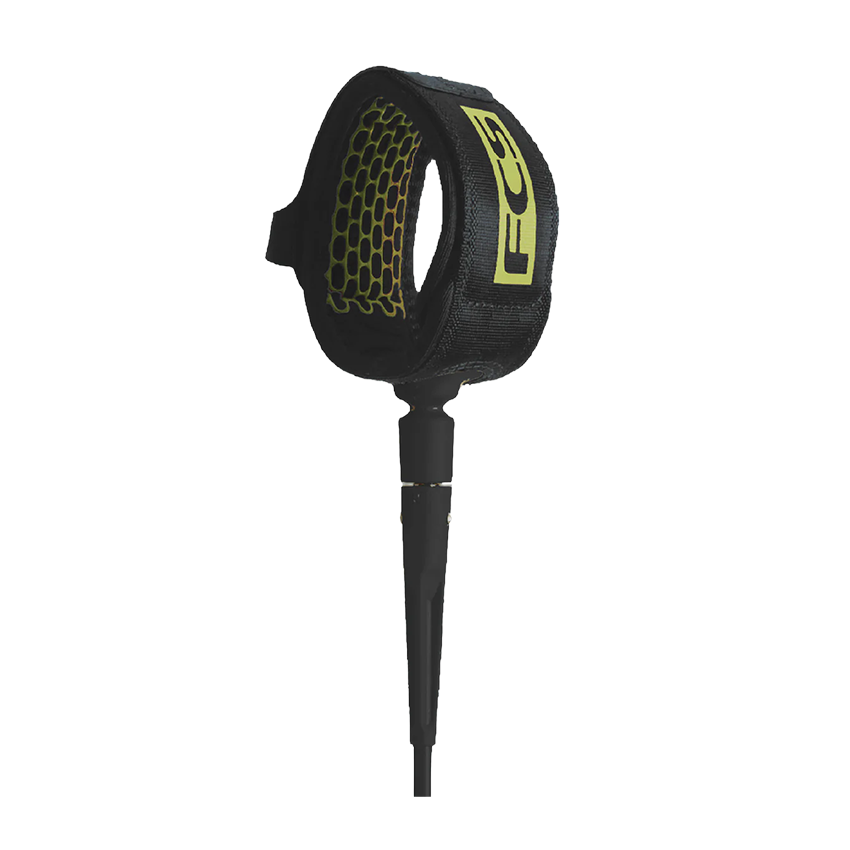 Leash Surf FCS All Round Essential Leash 9’ Nero / Lime