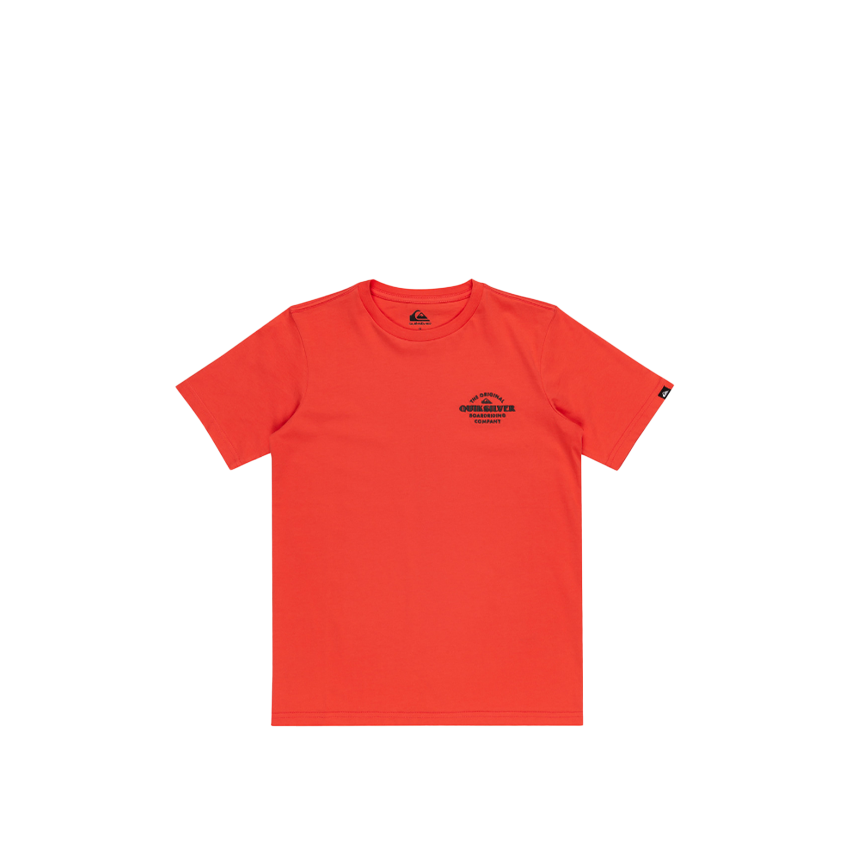 T-Shirt Quiksilver Bambino Tradesmith Tee Arancione