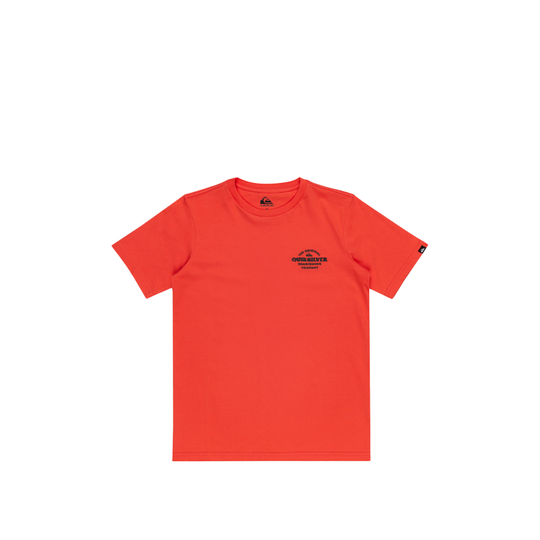 T-Shirt Quiksilver Bambino Tradesmith Tee Arancione