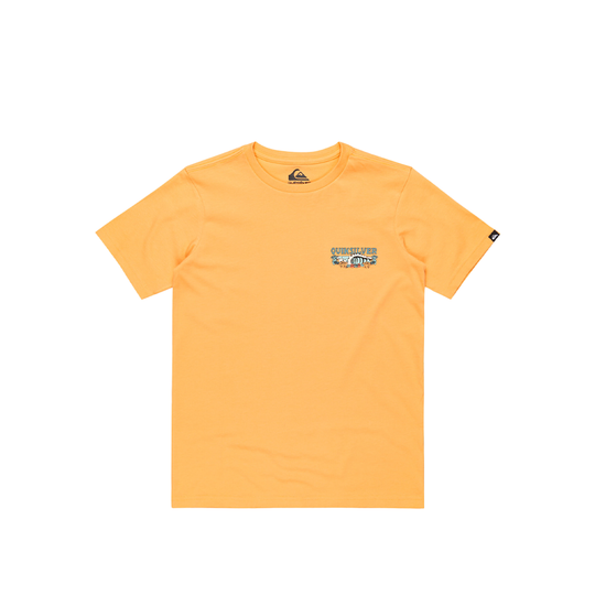 T-Shirt Bambino Quiksilver Evo Aqua Wild Tee Arancione