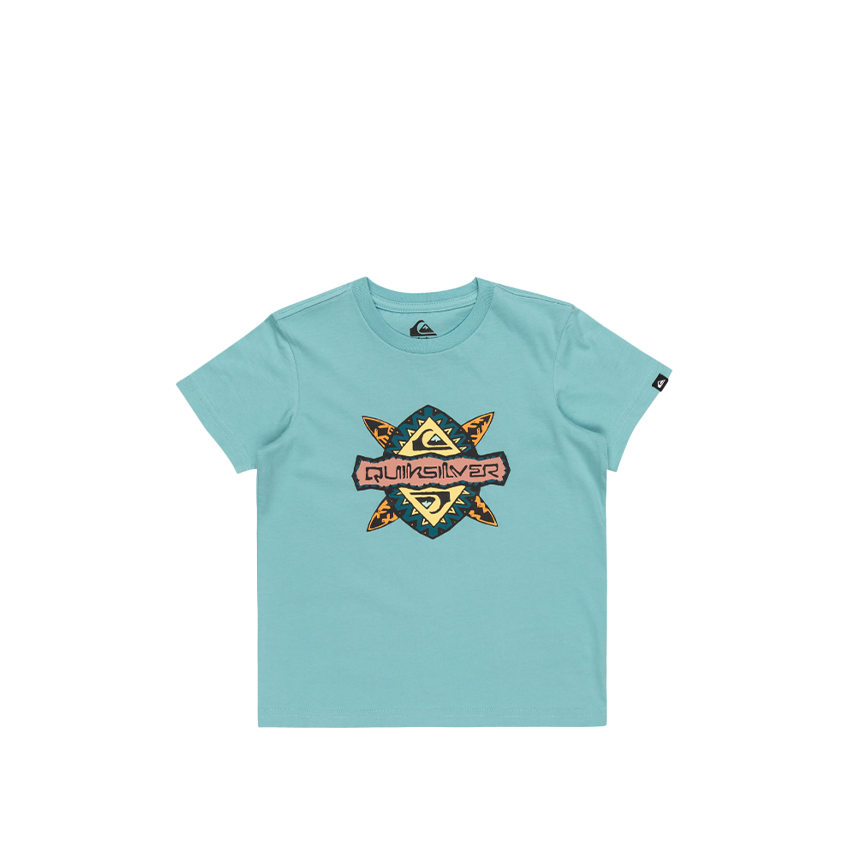 T-Shirt Quiksilver Bambino Rain Maker Tee Blu