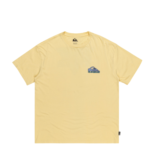T-Shirt Quiksilver Take Us Back Logo Tee Giallo