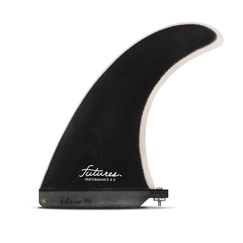 Pinna Surf Futures Fins Performance Single Fin 8” Nero