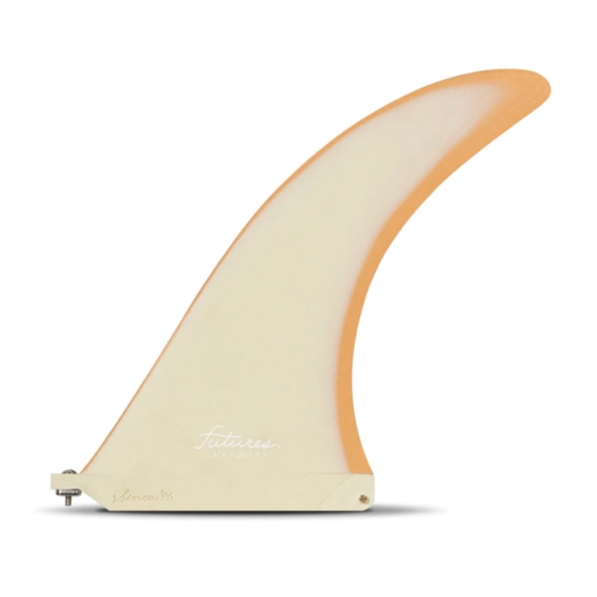 Pinna Surf Futures Fins Zack Flores Fiberglass 9.5" Beige