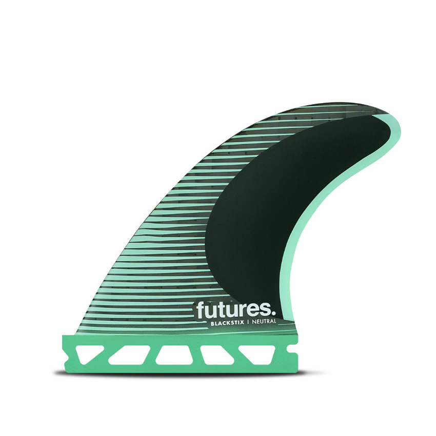 Pinne Surf Futures Fins F4 Blackstix Thruster S Verde