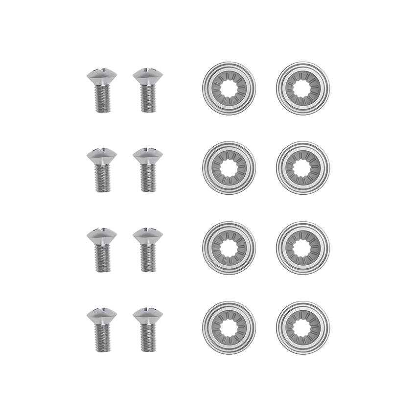 Ricambio Viti Attacchi Snow Union Mounting Hardware Kit Nero