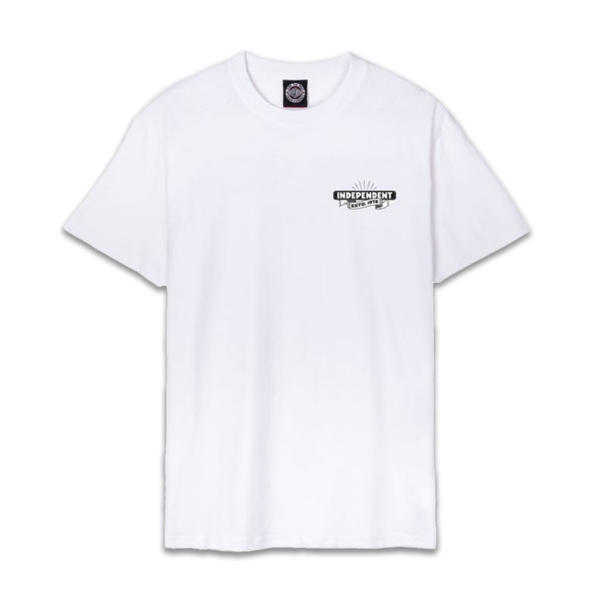 T-Shirt Independent RTB Sledge Bianco