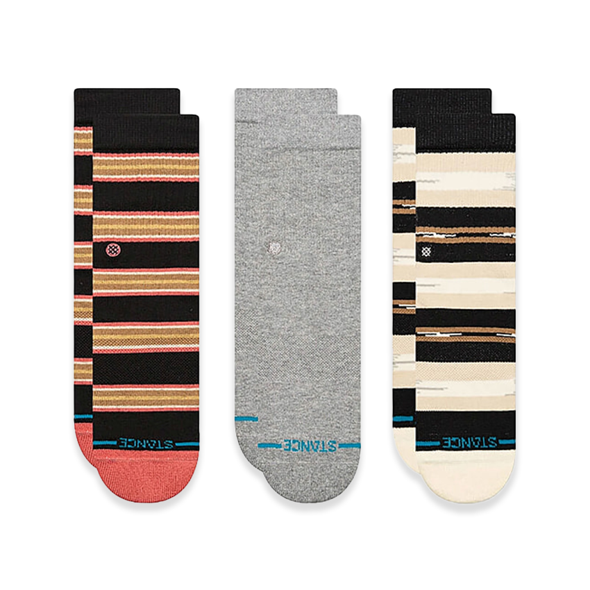 Calzini Stance Bambino Trailbound 3 pack Nero