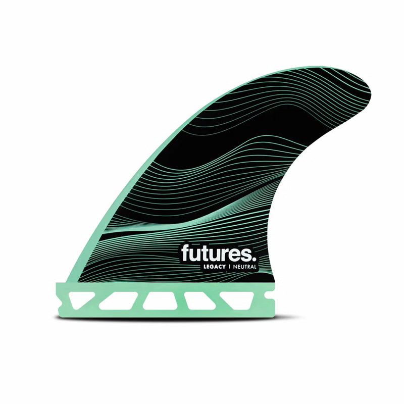 Pinne Surf Futures Fins F4 Legacy Neutral 3-Fin Verde