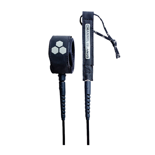 Leash Surf Channel Island Round Everyday 6’ Leash Nero