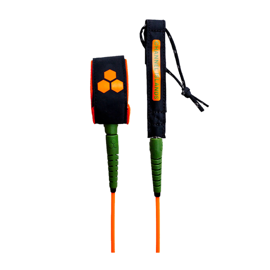 Leash Surf Channel Island Round Everyday 6’ Leash Arancione