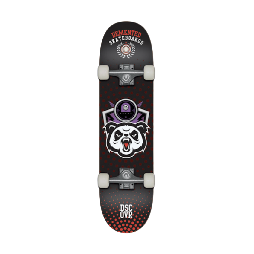Skate Completo Demented Discover 7.75" Panda
