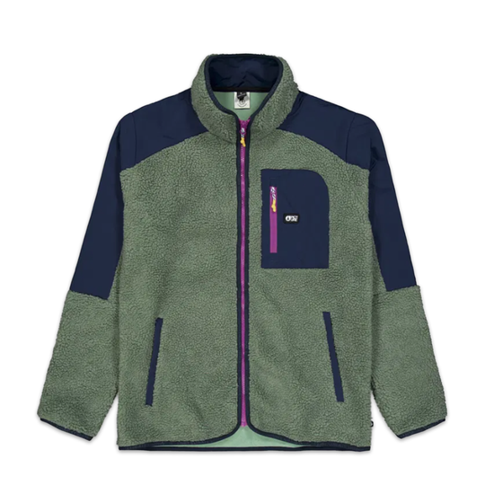 Pile Picture Quilchena Zip Fleece Verde